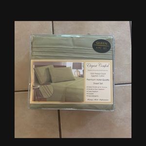 Hotel quality super soft Egyptian cotton sheet set queen size 1500 thread count